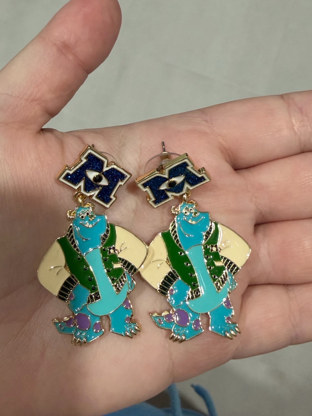 Disney Baublebar Sully Monsters Inc Earrings